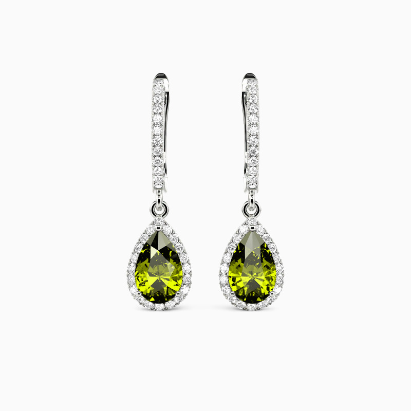 SHE·SAID·YES "Always Here for You" Pear Cut Drop Earrings