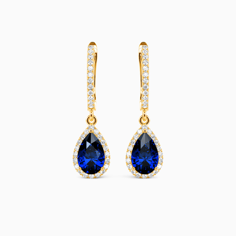 SHE·SAID·YES "Always Here for You" Pear Cut Drop Earrings