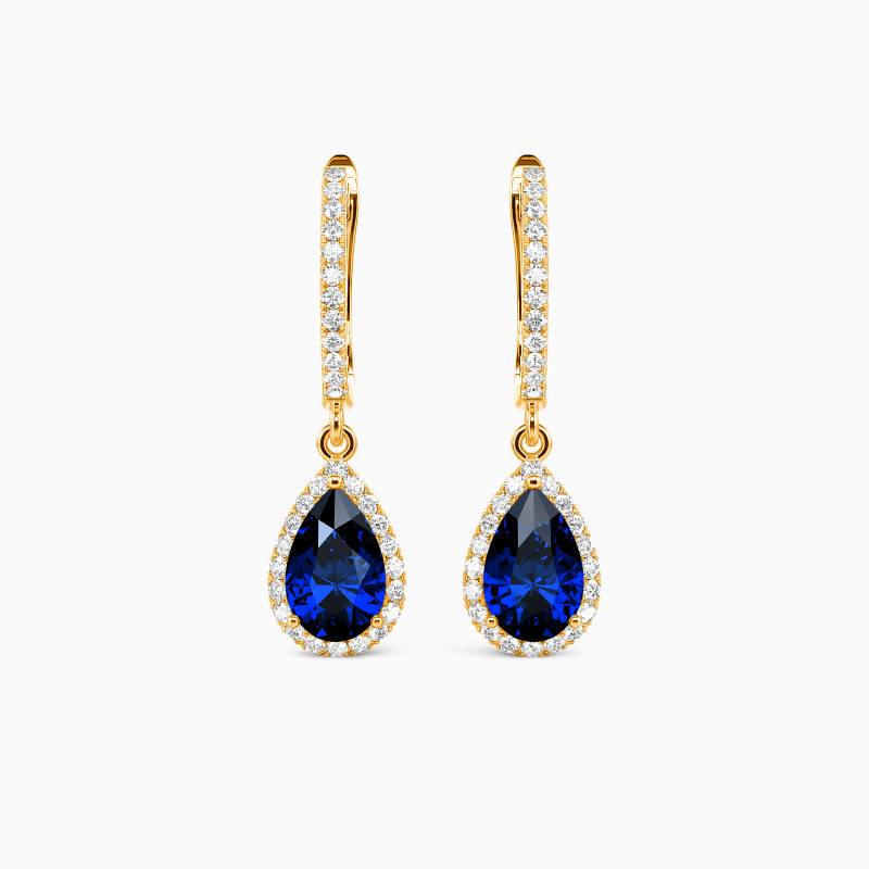 SHE·SAID·YES "Always Here for You" Pear Cut Drop Earrings