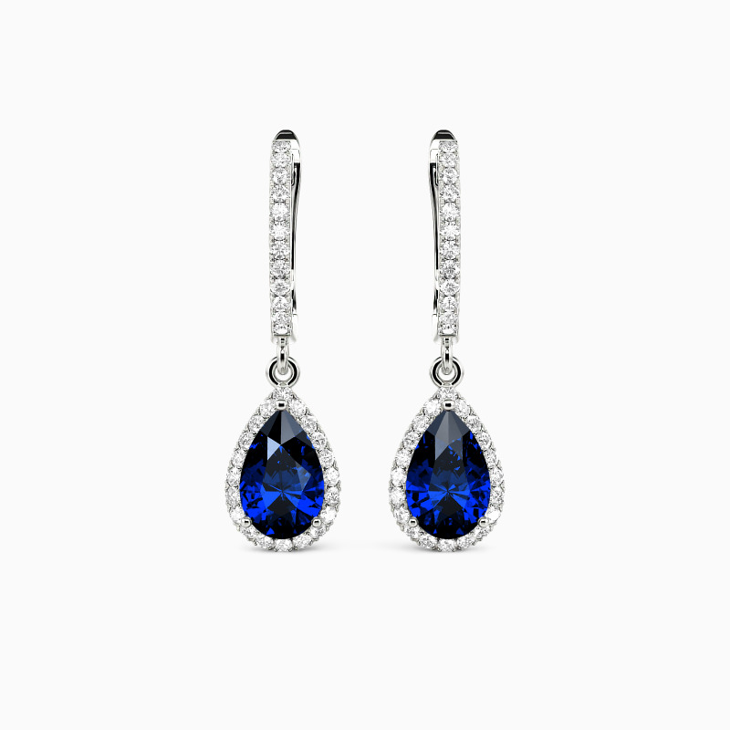 SHE·SAID·YES "Always Here for You" Pear Cut Drop Earrings