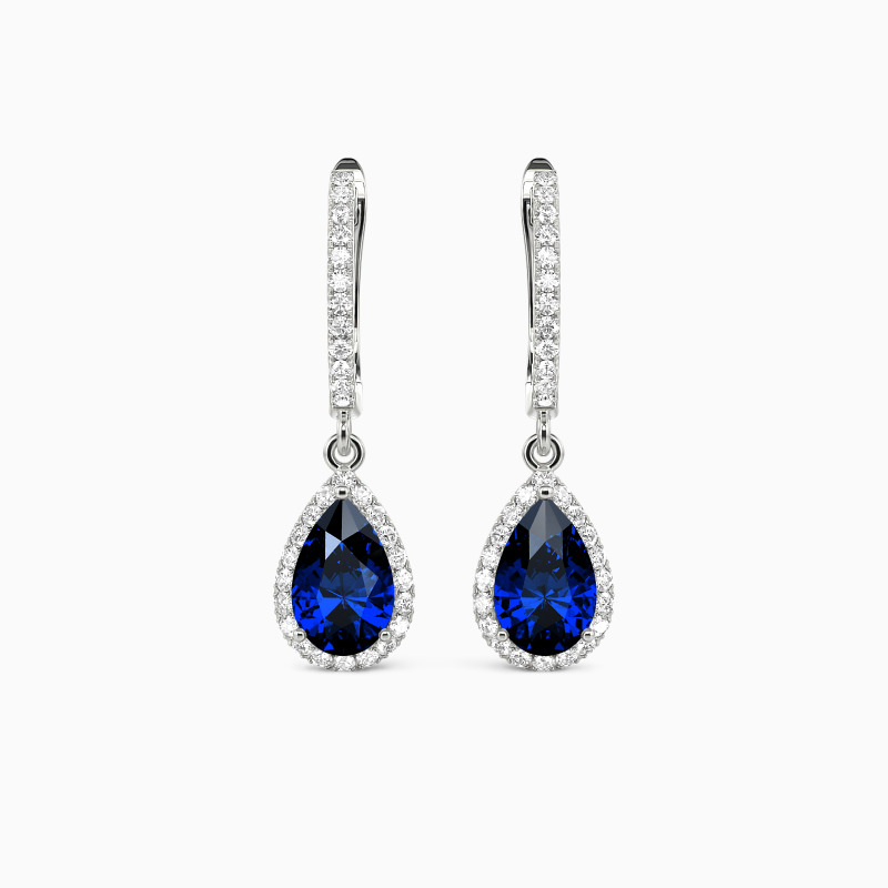 SHE·SAID·YES "Always Here for You" Pear Cut Drop Earrings