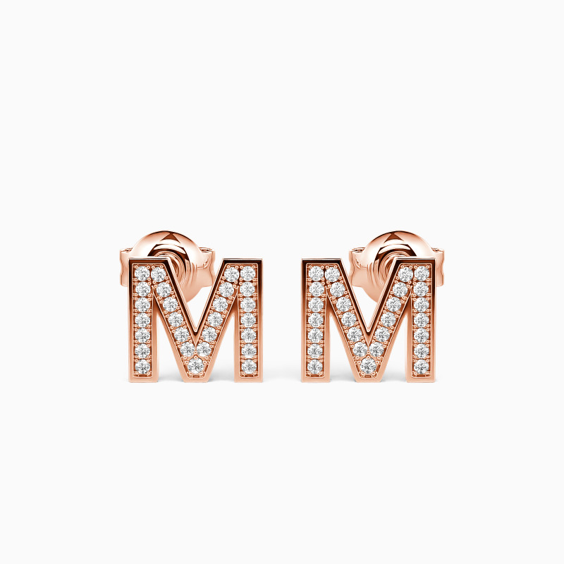 "Meaning of Life" Round Cut Stud Earrings