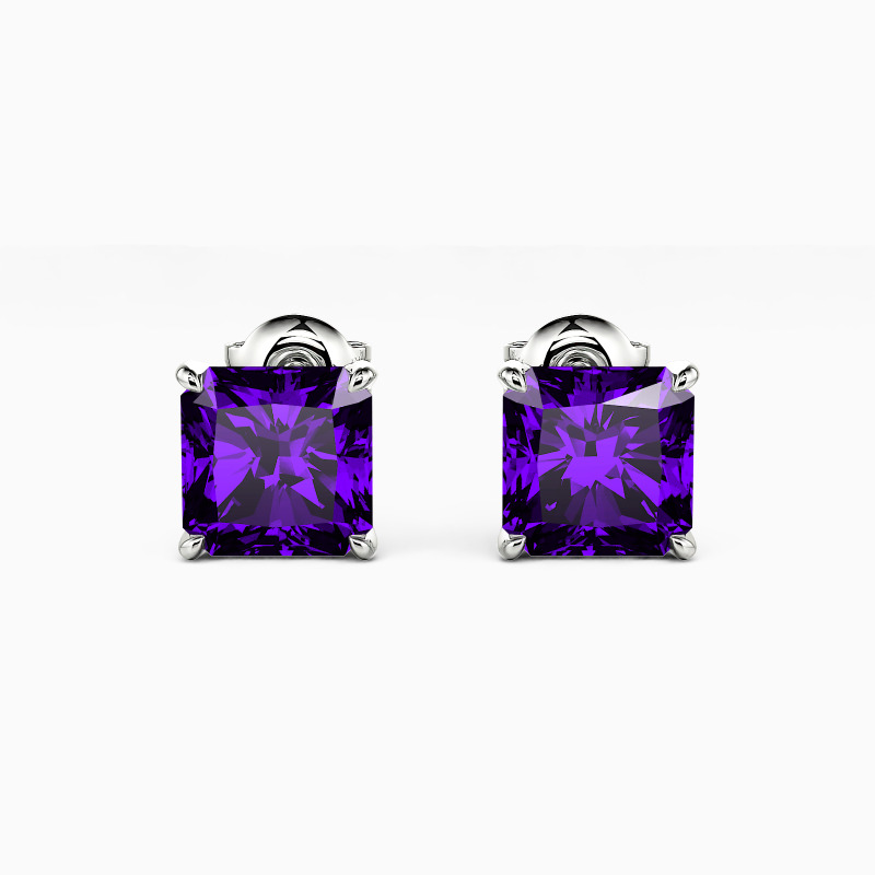 "The Rebirth" 2ct Radiant Cut Stud Earrings