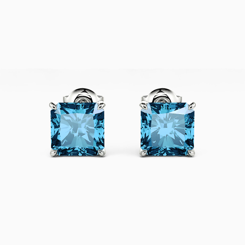 "The Rebirth" 2ct Radiant Cut Stud Earrings