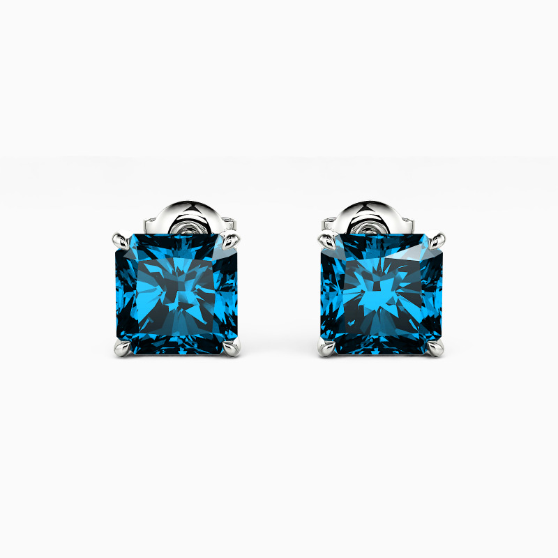 "The Rebirth" 2ct Radiant Cut Stud Earrings