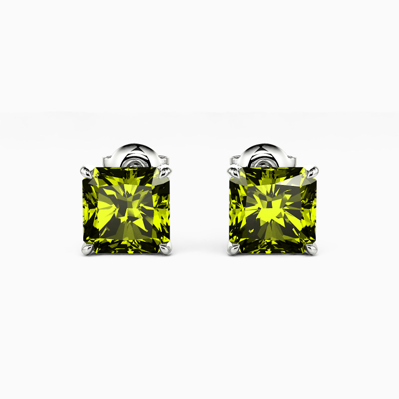 "The Rebirth" Radiant Cut Stud Earrings