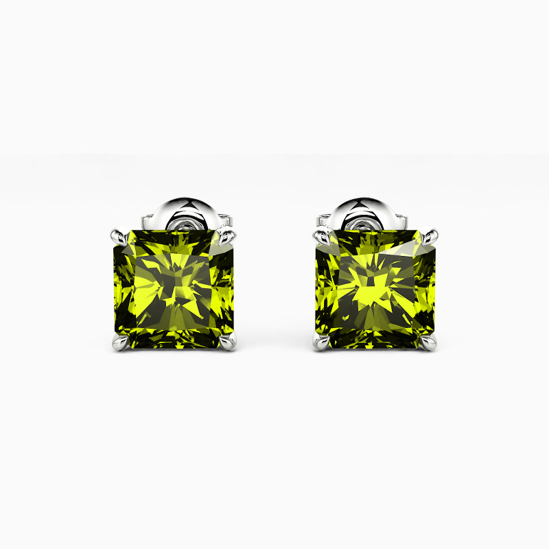 "The Rebirth" 2ct Radiant Cut Stud Earrings