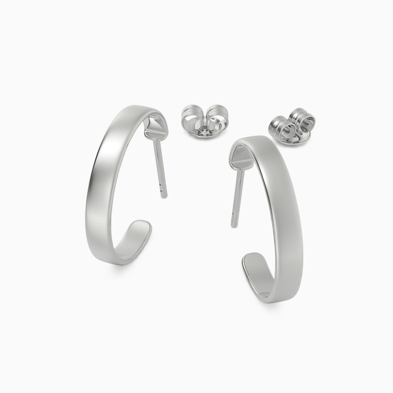 "Encircled By Love" Hoop Earrings