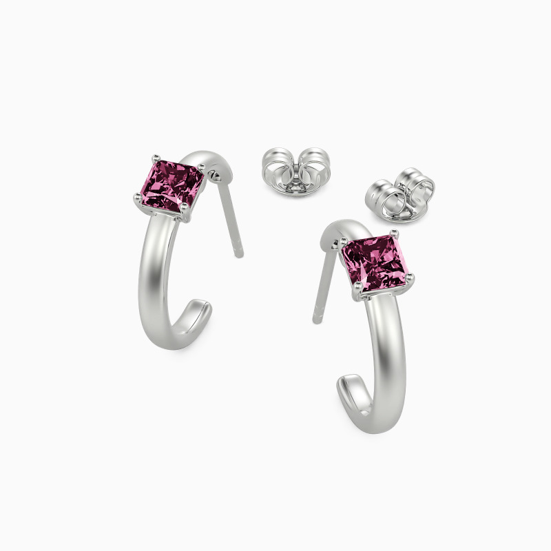 "Eternally Yours" Hoop Earrings