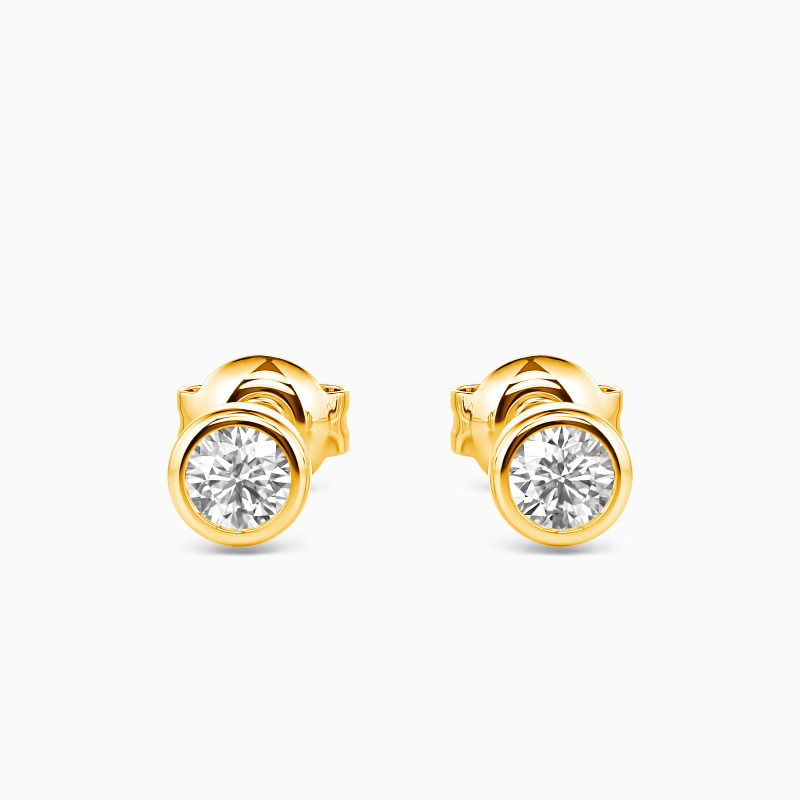 「清らかな佇まい」0.6ct ラウンドブリリアントカット スタッドピアス(K10〜K18/Pt950)