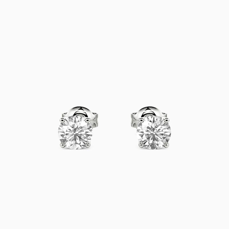 "Dreams Do Come True" 0.5ct Round Cut Stud Earrings