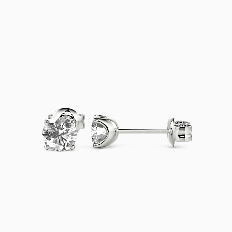 "Dreams Do Come True" 0.5ct Round Cut Stud Earrings