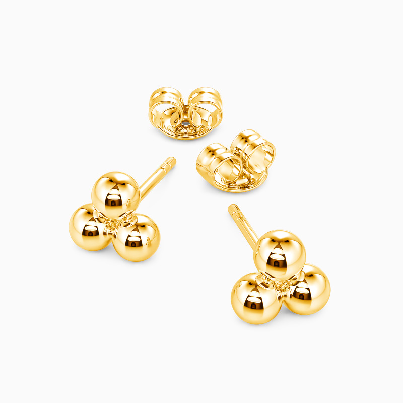 "Incomparable Beauty" Cluster Stud Earrings