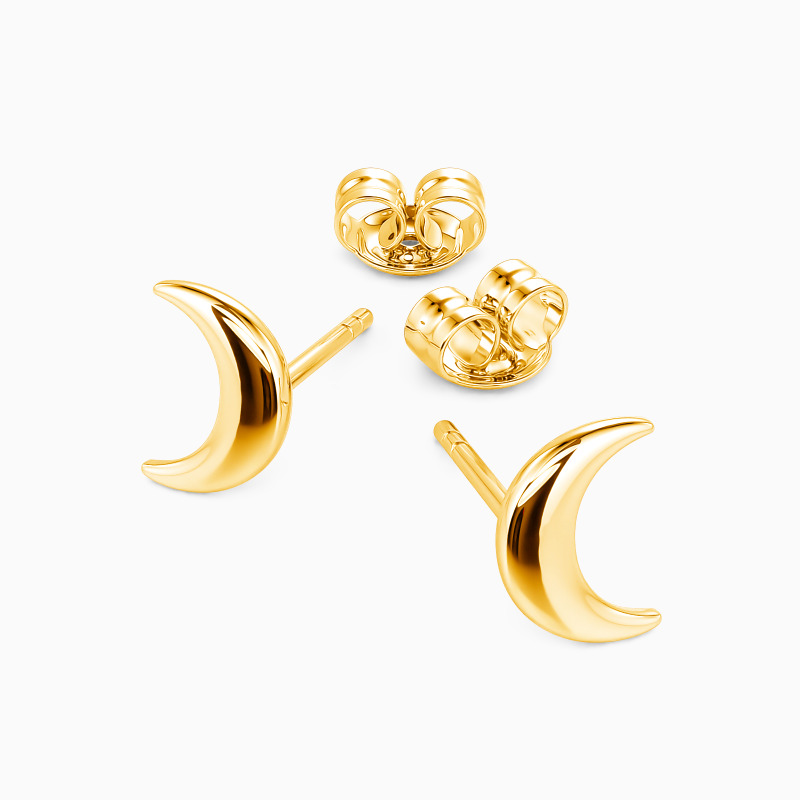 "Moon Goddess"Stud Earrings
