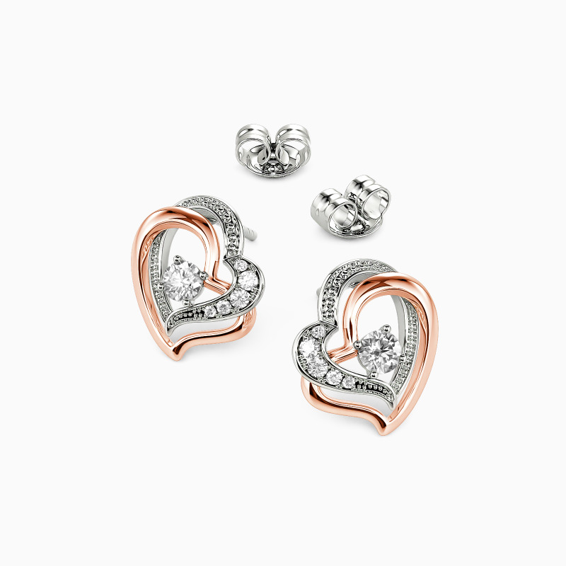 "Give You My Heart and Soul" Stud Earrings