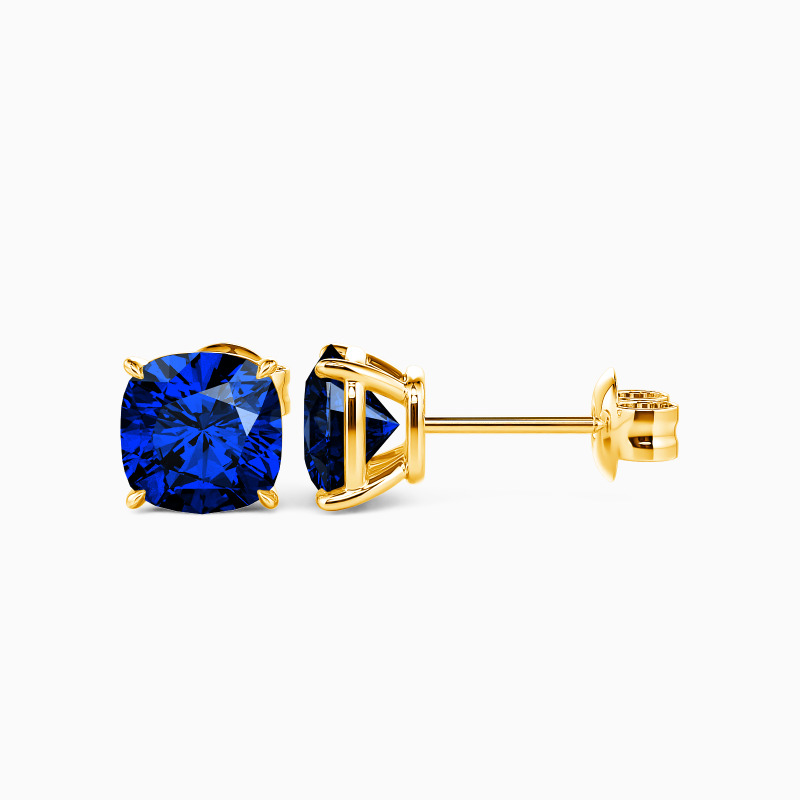 "Starry Splendor" Cushion Cut Stud Earrings