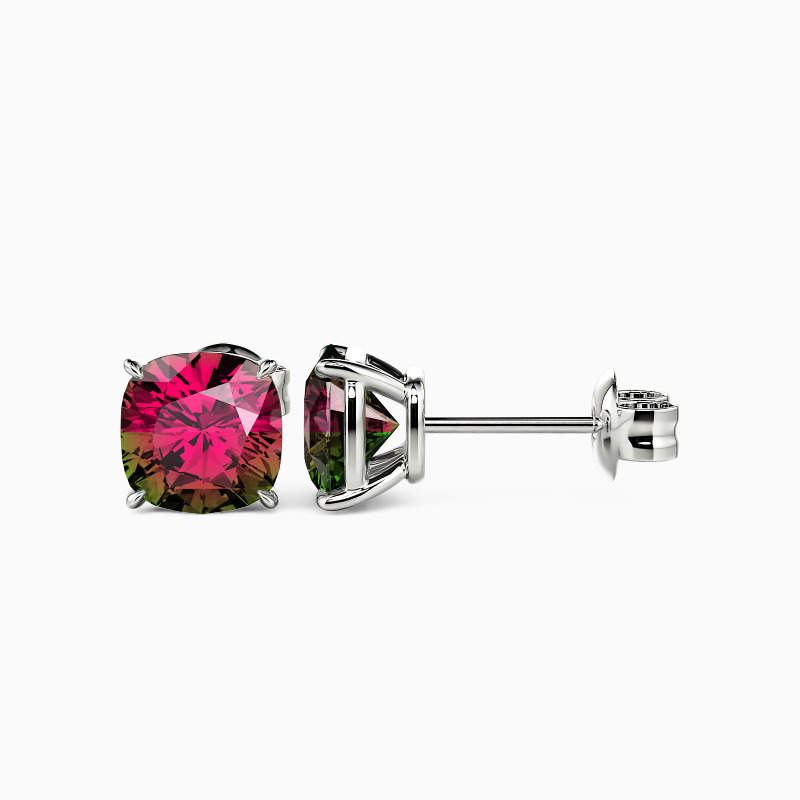 "Starry Splendor" Cushion Cut Stud Earrings