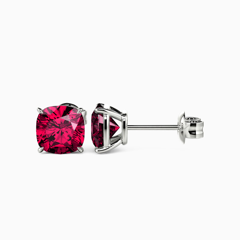 "Starry Splendor" Cushion Cut Stud Earrings