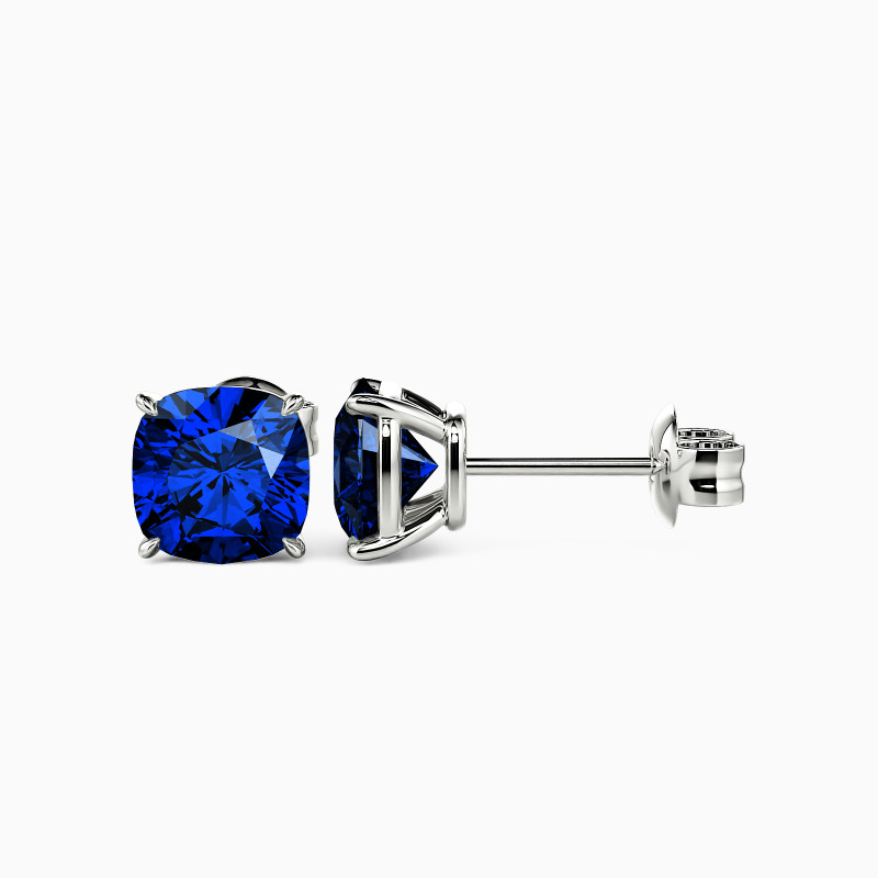 "Starry Splendor" Cushion Cut Stud Earrings