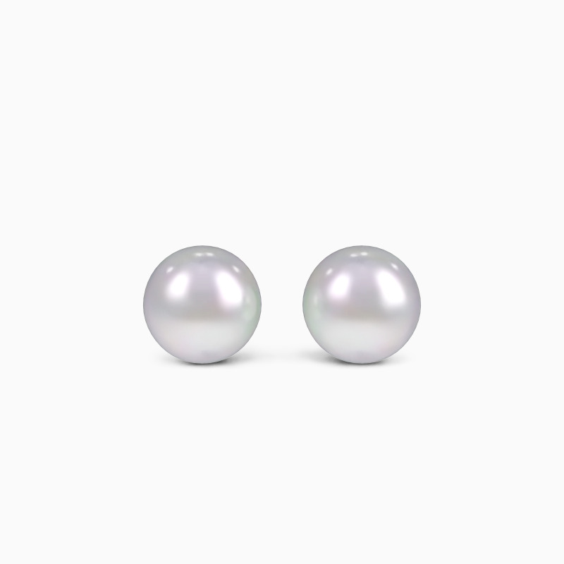 "Whispers of Devotion"7.5-8mm Freshwater Pearl Stud Earrings