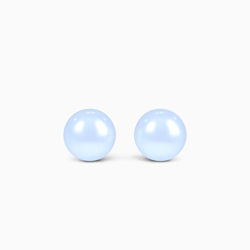 "Whispers of Devotion"7.5-8mm Freshwater Pearl Stud Earrings