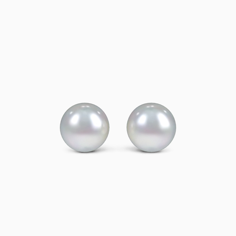"Whispers of Devotion"7.5-8mm Freshwater Pearl Stud Earrings