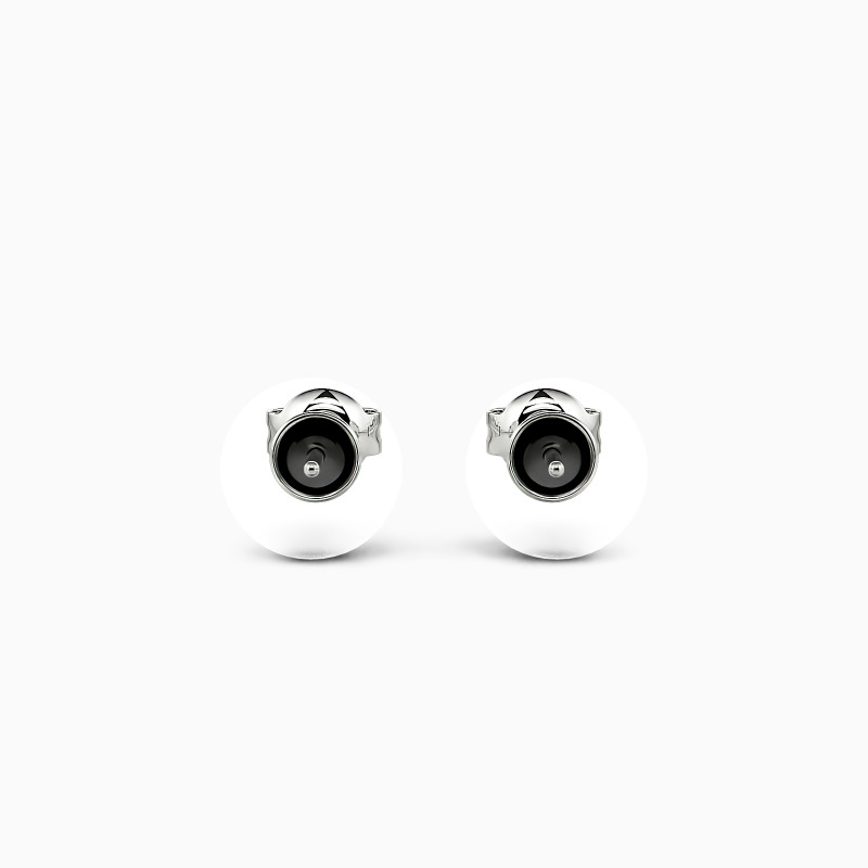 "Whispers of Devotion"7.5-8mm Freshwater Pearl Stud Earrings