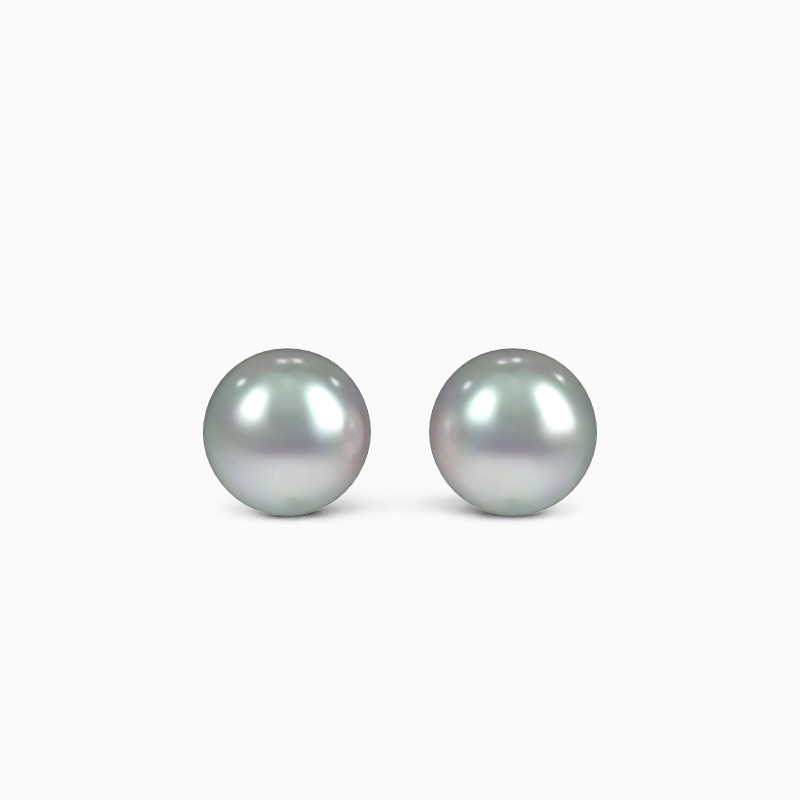"Whispers of Devotion"7.5-8mm Freshwater Pearl Stud Earrings