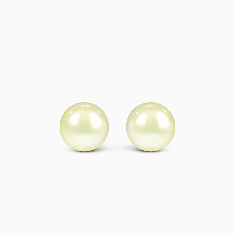 "Whispers of Devotion"7.5-8mm Freshwater Pearl Stud Earrings