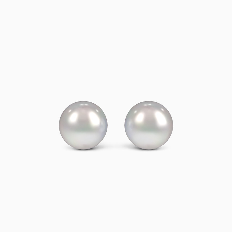 "Whispers of Devotion"7.5-8mm Freshwater Pearl Stud Earrings