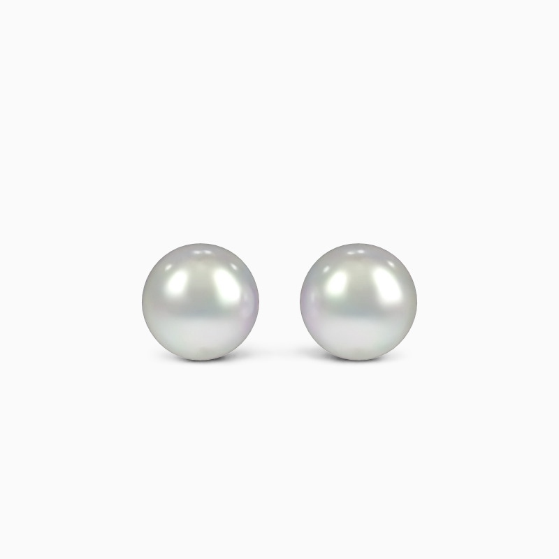 "Whispers of Devotion"7.5-8mm Freshwater Pearl Stud Earrings