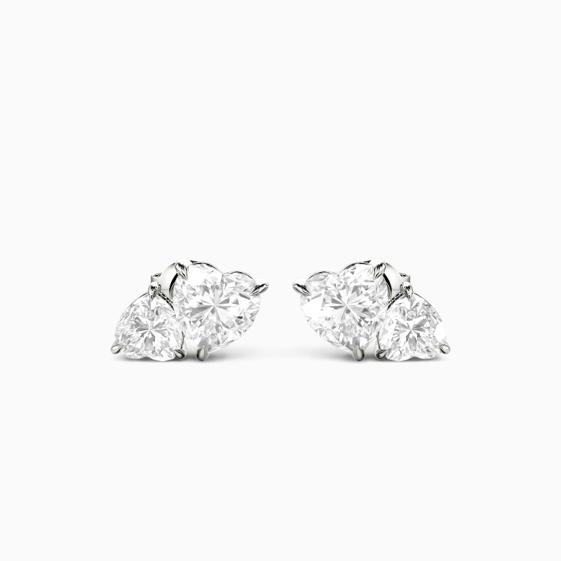 "Âme Sœur" Boucles d'oreilles Toi et Moi en Cœur