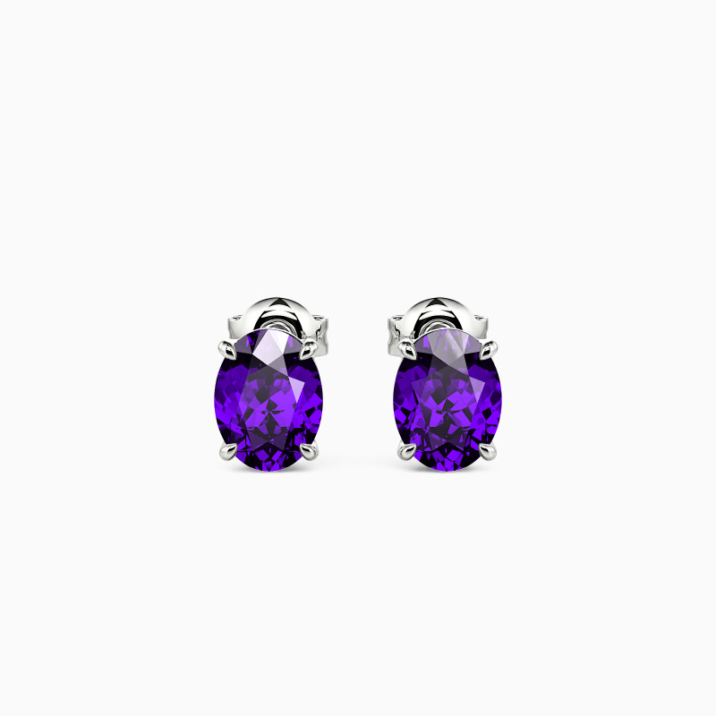 "Ethereal" Oval Cut Stud Earrings