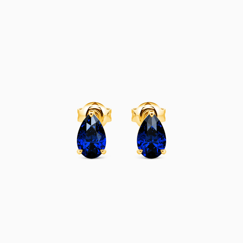 "First Met" Pear Cut Stud Earrings