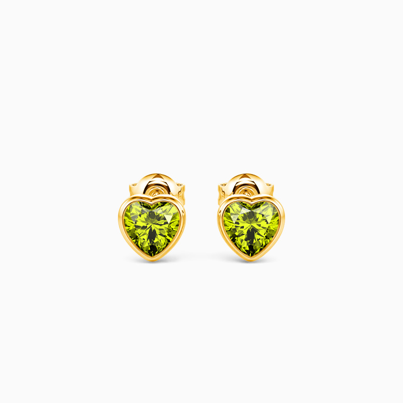 "Dear Me" Heart Cut Stud Earrings
