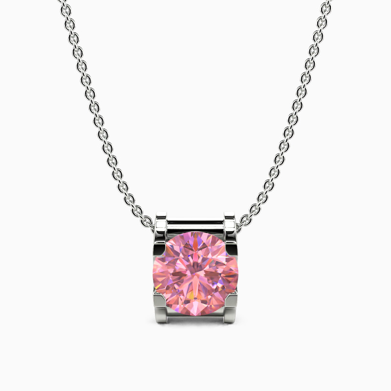 "Forever & Always" Round Cut Necklace