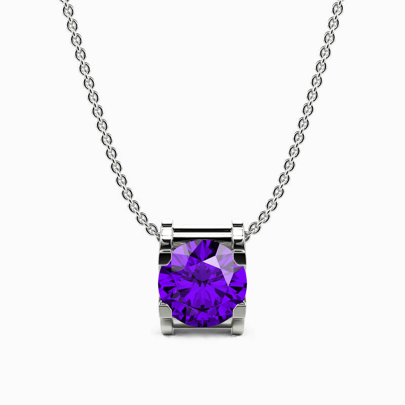 "Forever & Always" Round Cut Necklace