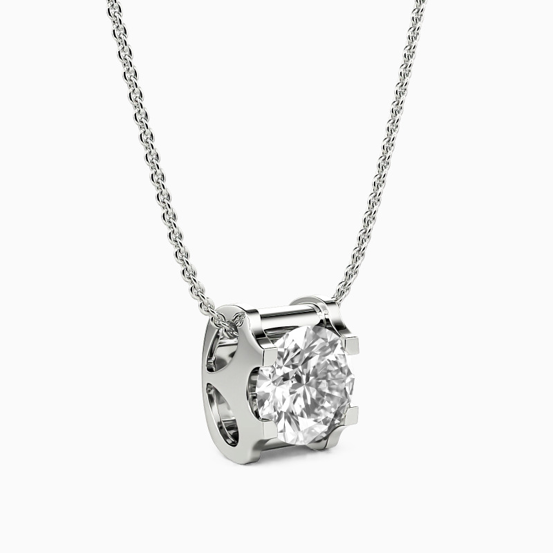 "Forever & Always" Round Cut Necklace