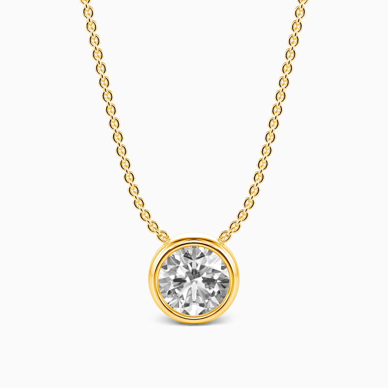 "The Light of My Life" Round Cut Necklace