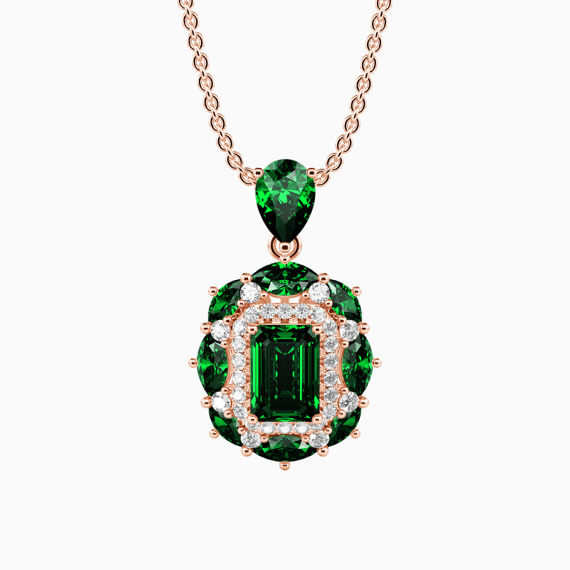 "Best For You" Emerald Cut Necklace