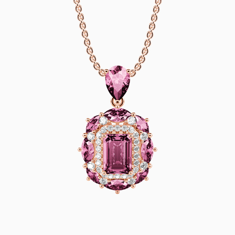 "Best For You" Emerald Cut Necklace