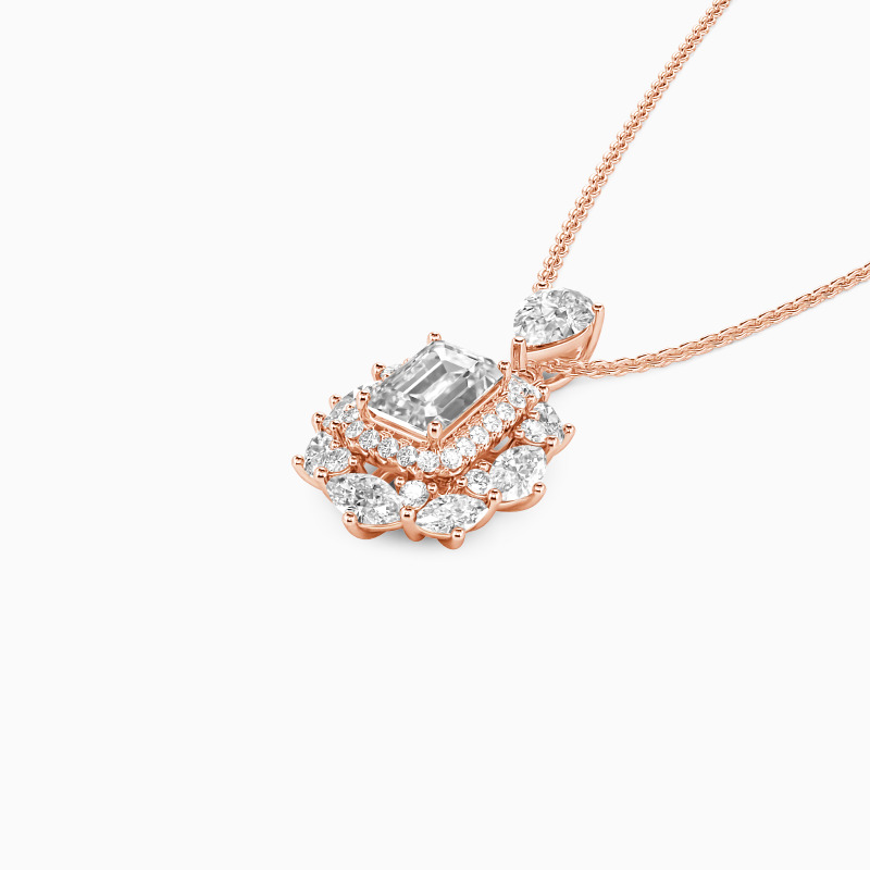 "Best For you" Emerald Cut Necklace