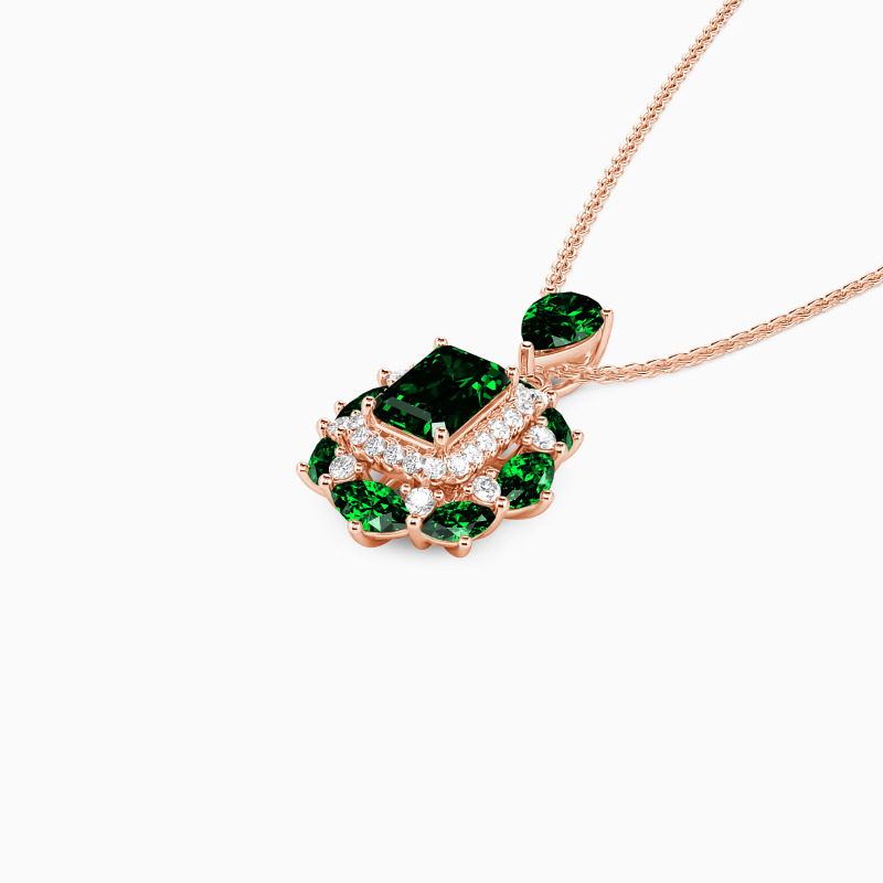 "Best For You" Emerald Cut Necklace