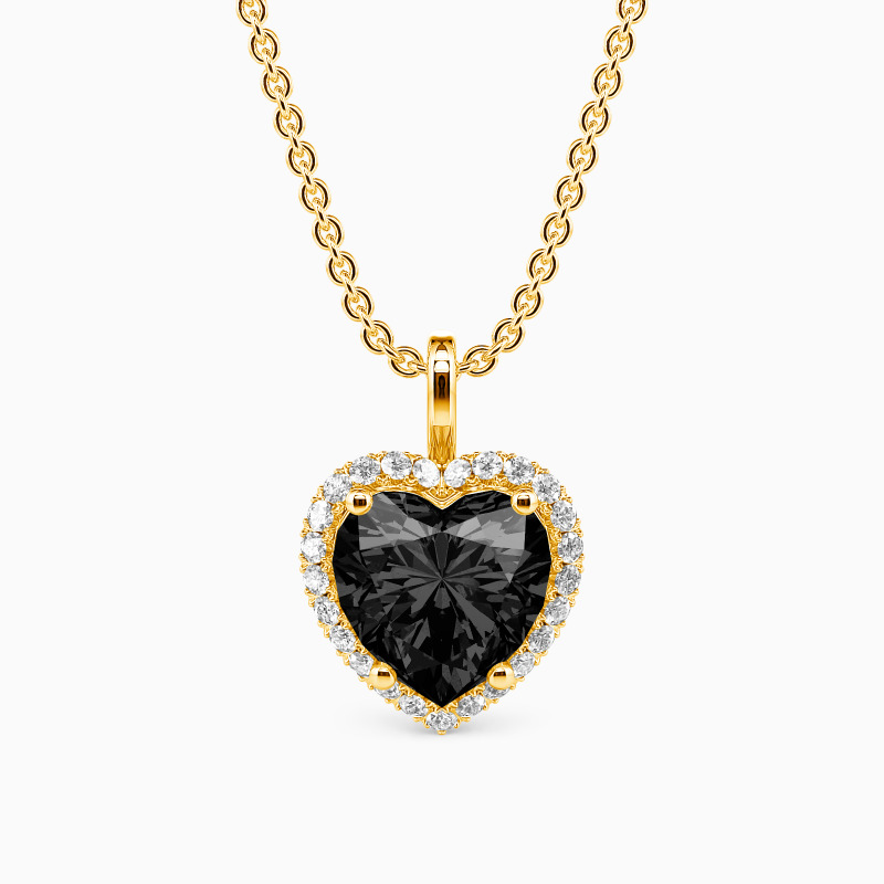 SHE·SAID·YES "The Secret of My Heart" Halo Jewelry Charms Necklace