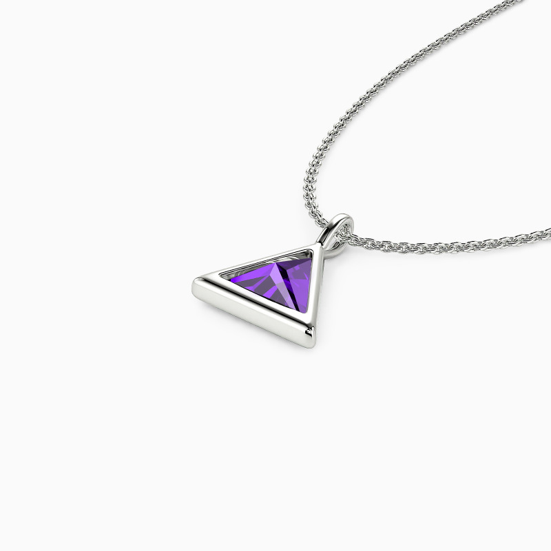 "Power Of Yourself" Trillion Cut Necklace