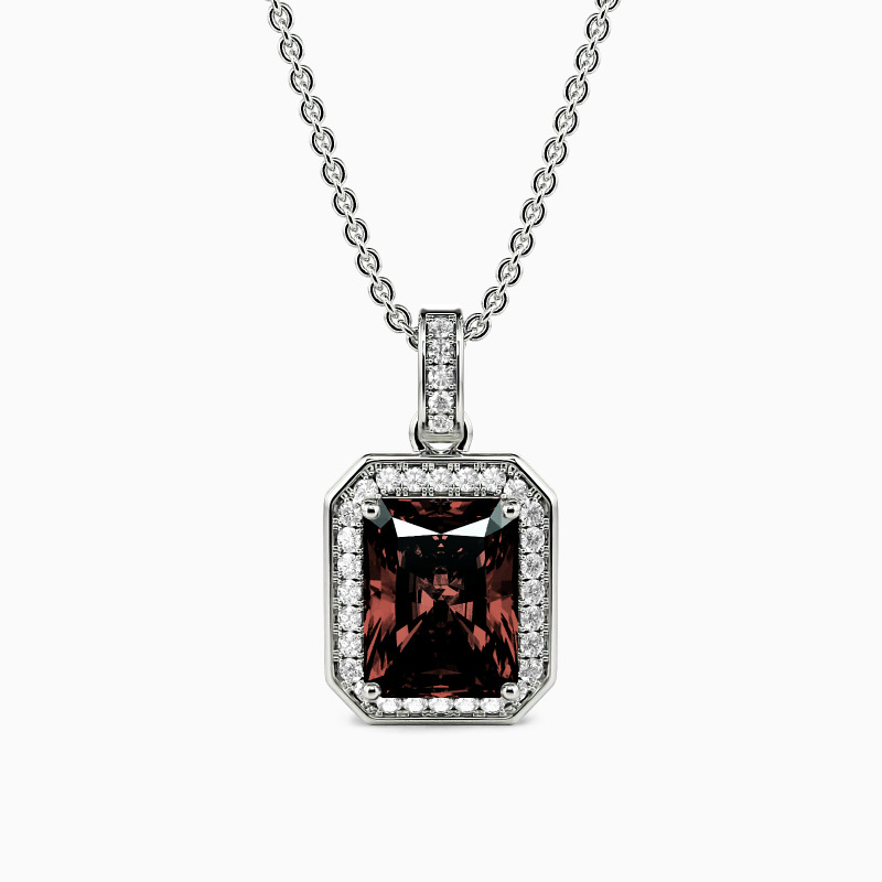 SHE·SAID·YES "The Brightest Star in th Night Sky" Radiant Cut Necklace