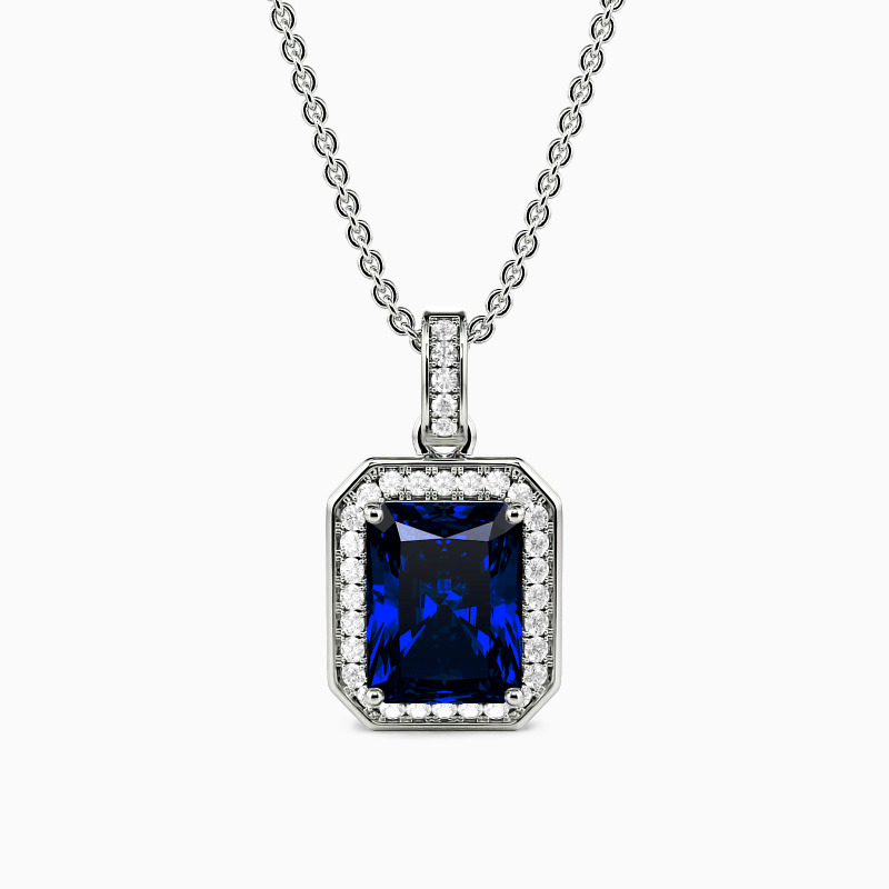 SHE·SAID·YES "The Brightest Star in th Night Sky" Radiant Cut Necklace