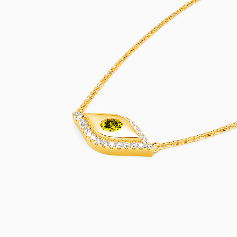 "Believe Me" Round Cut Necklace