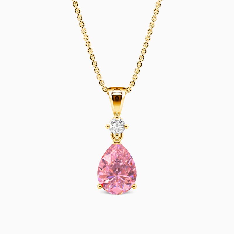 SHE·SAID·YES "Magic in Your Eyes" Pear Cut Pendant Jewelry Chain