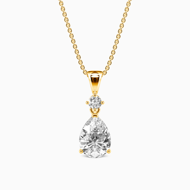 SHE·SAID·YES "Magic in Your Eyes" Pear Cut Pendant Jewelry Chain